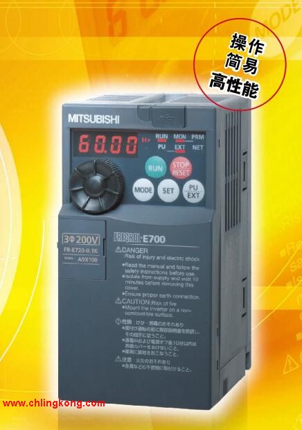 FR-E720-2.2K 3相200V变频器三菱FR-E720-2.2K - 广州凌控手机站