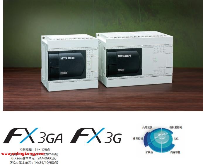 三菱PLC FX3G-24MT/DS