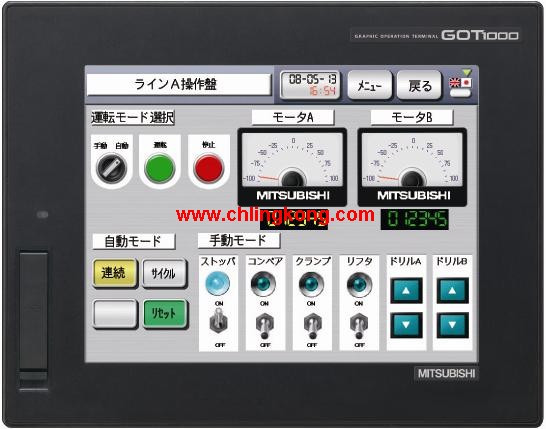 三菱 8.4英寸触摸屏 GT1665M-STBD