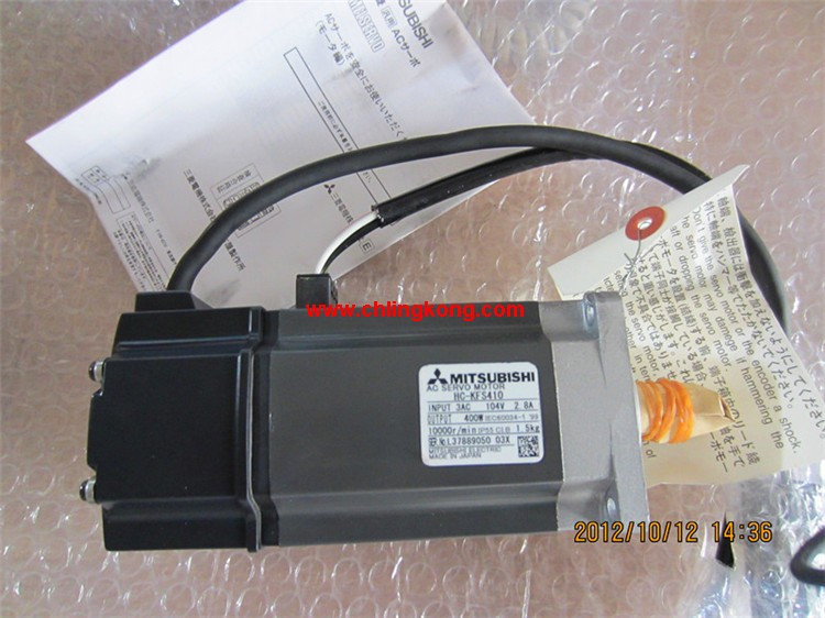 三菱低惯量小功率电机HC-KFS410